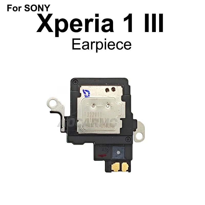 Aocarmo For Sony Xperia 1 III / X1iii MARK3 XQ-BC72 BC62 BC52 Top Earpiece Ear Speaker Bottom Loudspeaker Buzzer Repair Part