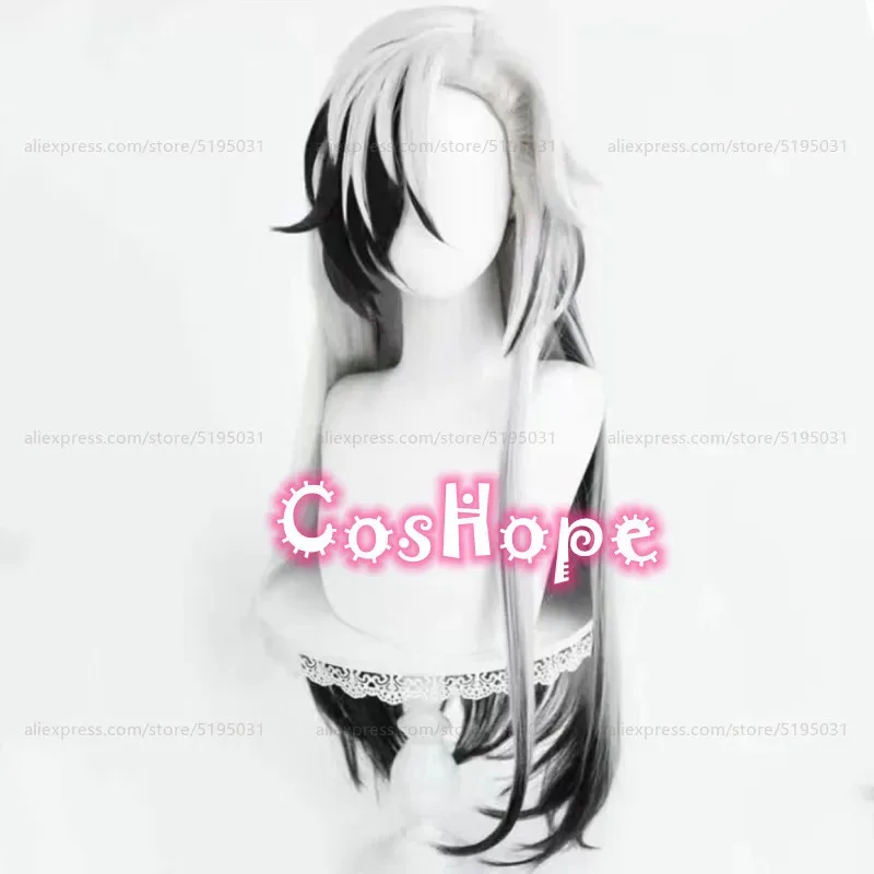

COSda@HSR Boothill Cosplay Wig 80cm Long Straight Silver White Black Mixed Wig Cosplay Anime Cosplay Wigs Heat Resistant Synthet