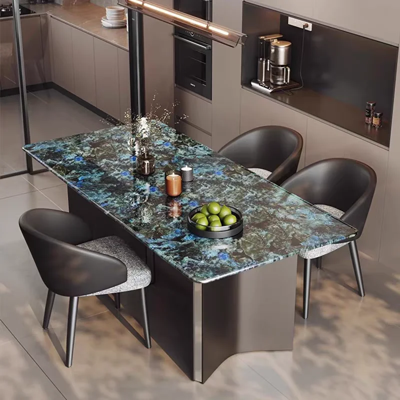 2003 Sapphire Luxury Stone Dining Table Premium Dining Table Size Unit Natural Marble Dining Table
