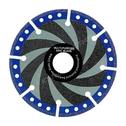 115/125/180/230mm Diamond Saw Blade Vacuum Brazed All Purpose Cutting Disc for Iron Rebar Plastic PVC Drywall Steel Metal Stone