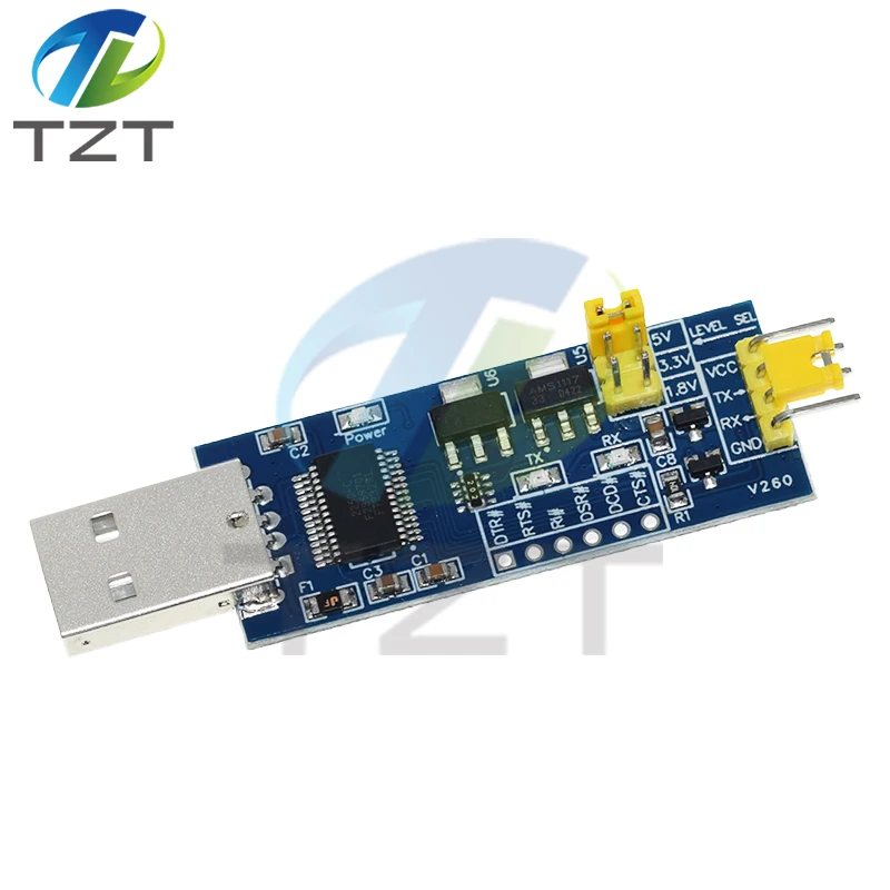TZT 1/3PCS FT232RL Serial Port Module USB To TTL Serial Port Small Board 5V 3.3V 1.8V Level download the burn line - view 3