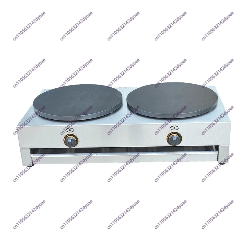 

Double Gas Electric Pancake Machine Commercial Crepe Maker Pancake Baking Machine Frying Machine