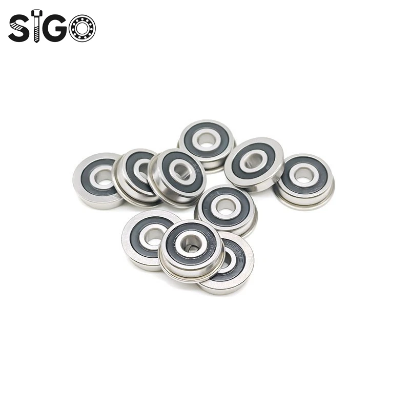 10PCS F625RS 5x16x5 Mm Miniature Flange Bearing  F625RS 5*16*5 ABEC-7 3D Printer & Model Aircraft Bearings