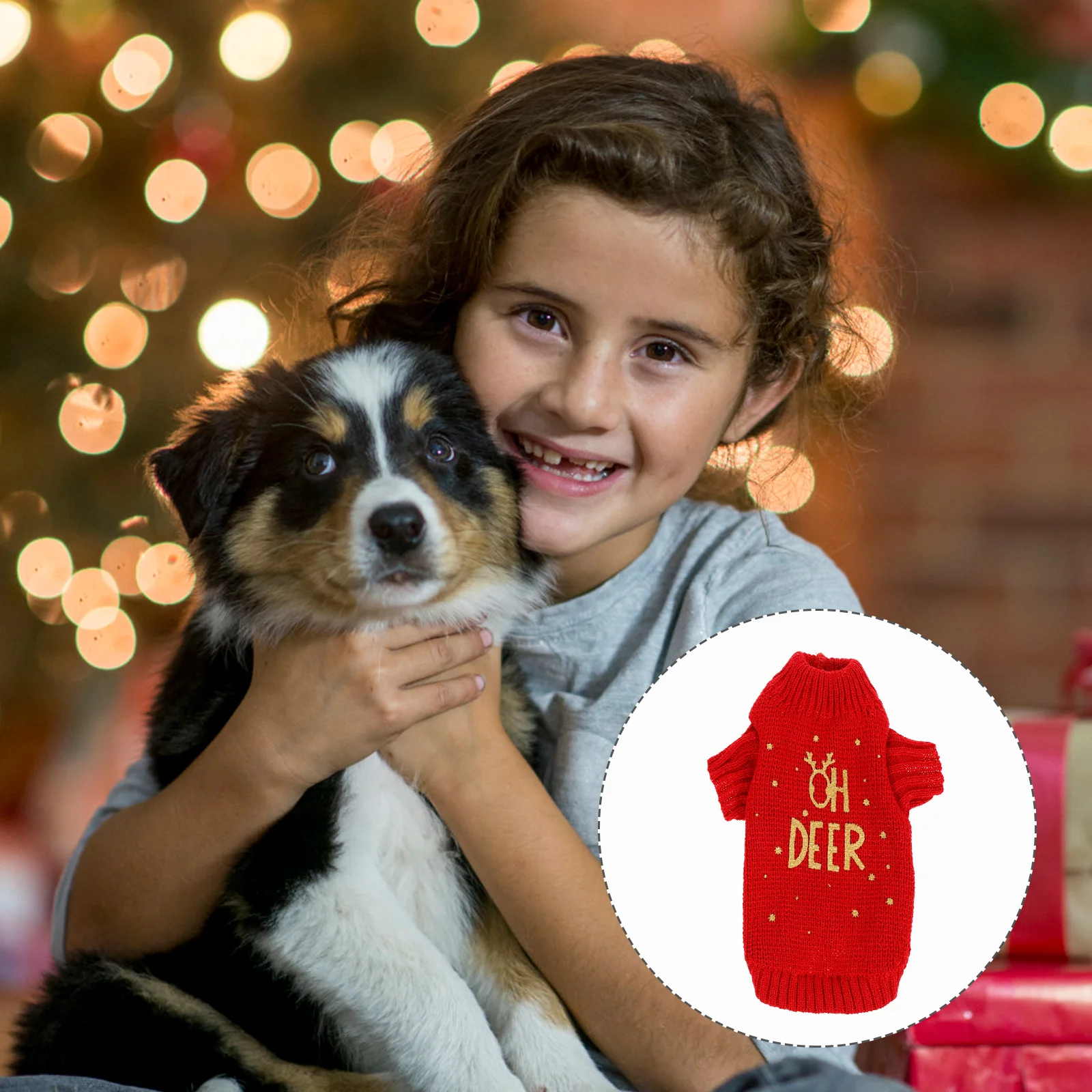 

1Pcs Dog Winter Sweater Wool Letters Fashion Pet Clothes Size Xs Warm Christmas Photo Party Cloth Pet Sweater Dog Clothes