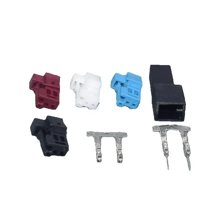 Shhworldsea 2 Pin Auto Speaker Plug Automotive Car Audio Wire Cable Socket Blue Colour Female Male Plugs For BMW For VW