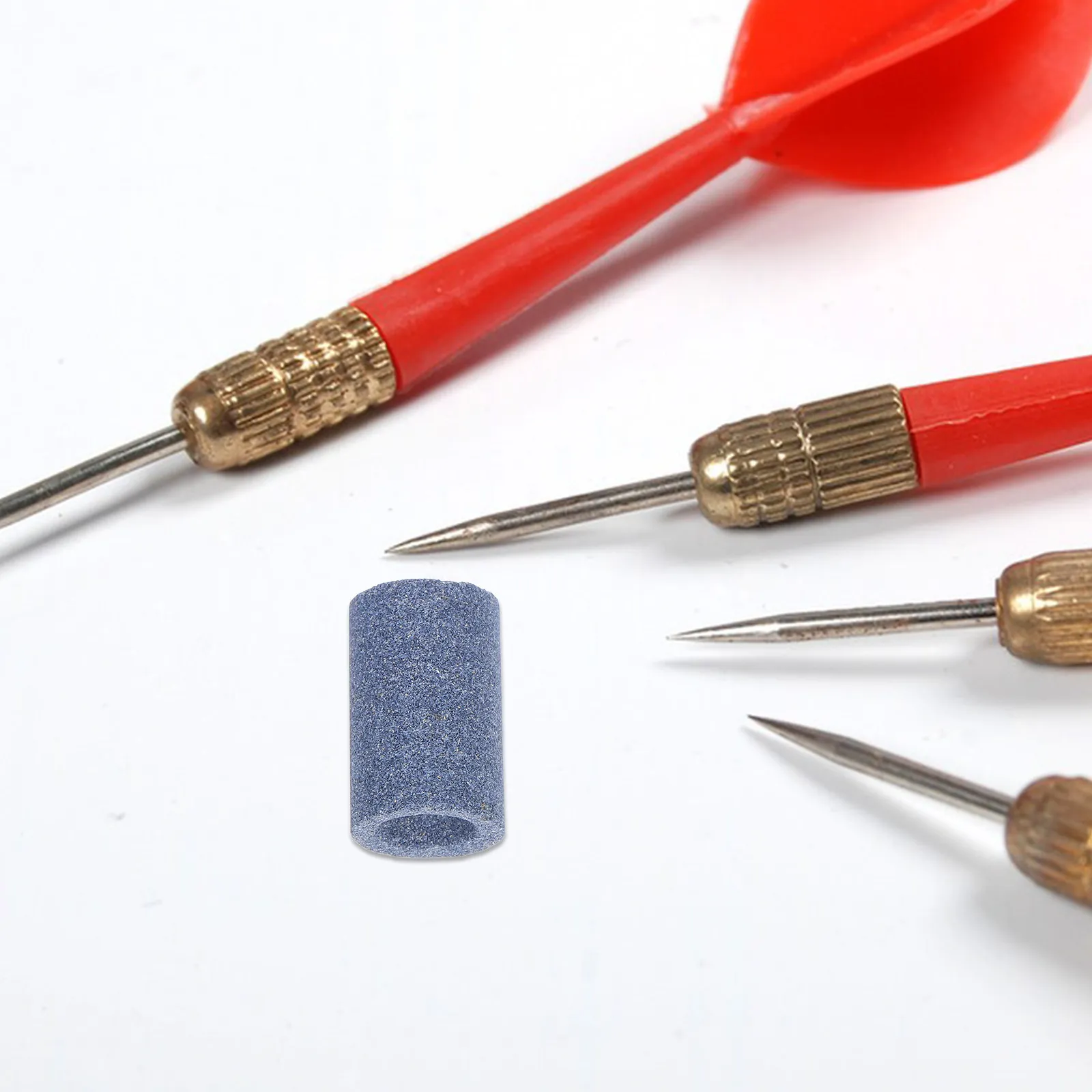 

Sand Stone for Dart Tips Sharpening Grinding Stone Smooth Needle Surface Finish Round Point Steel Tip Accessory