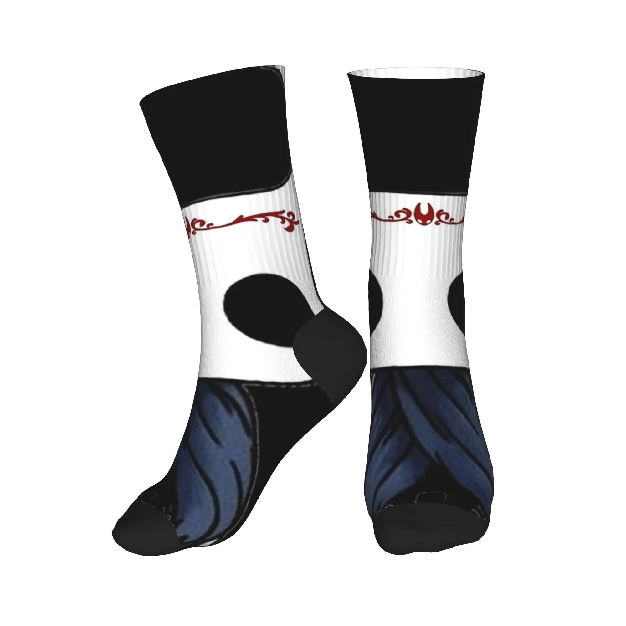 ホロウナイト ザ・ナイト シルクソングソックス 抗汗ストッキング 大人男性用 中柔らか アウトドアソックス 冬ファッション柄ソックス