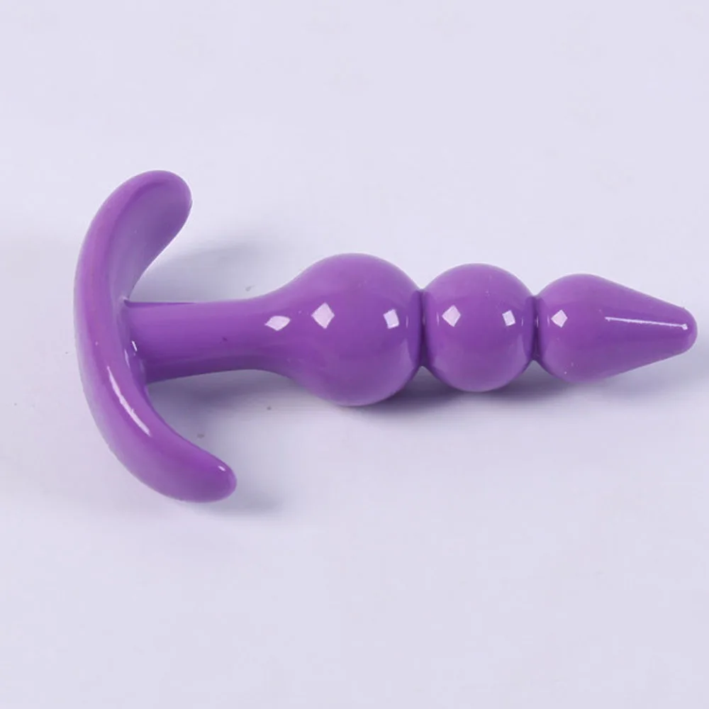 Tappi anali in Silicone morbido perline anali Dildo Butt Plug massaggio alla prostata tappo Sexy Unisex giocattolo adulto del sesso per uomini donne