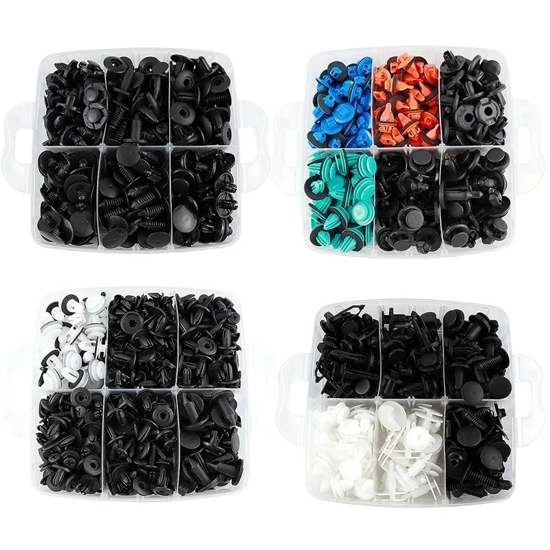 Car Push Retainer Clips 30 Most Popular Sizes Fasteners Plastic 1001 PCS Automotive Plastic Clips