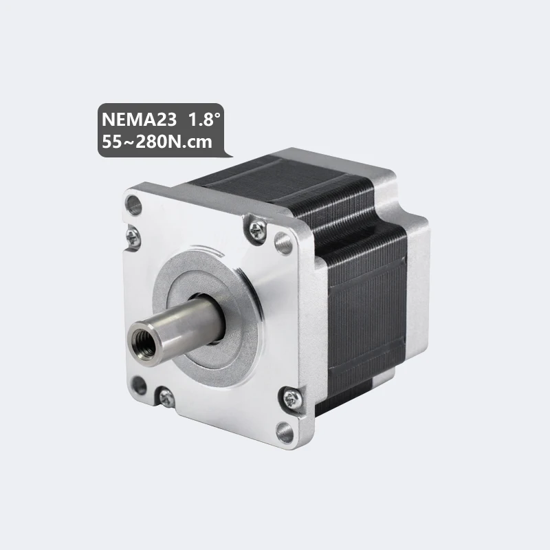 PrimoPal Automation Stepper Motor NEMA 23 55~280N.cm High Torque Hollow Shaft NIMA23 NEMA23 CNC Hybrid Stepper Motor
