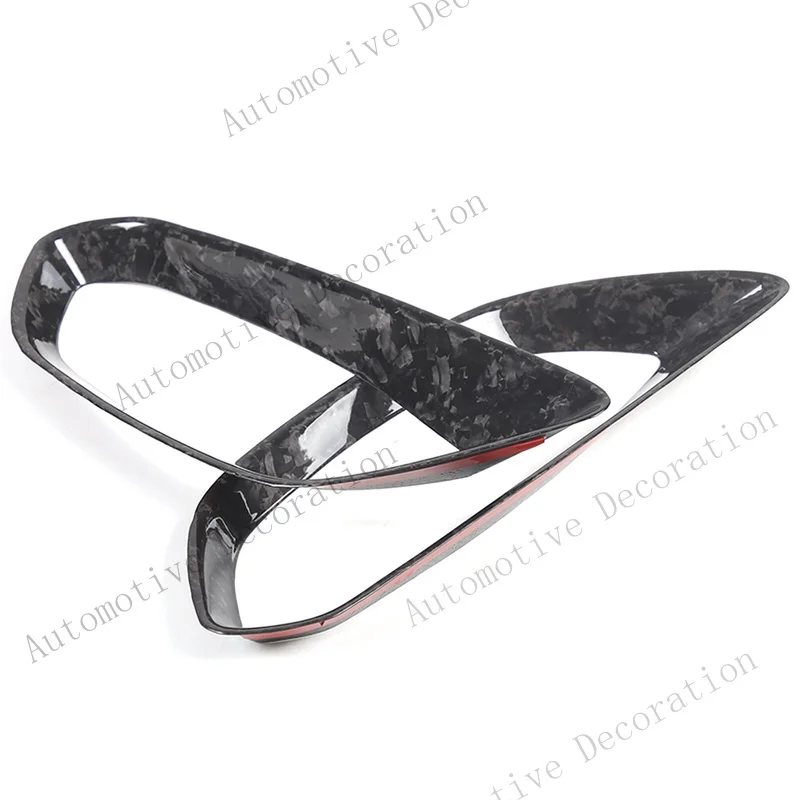 Z+ Forged Carbon Fiber Seat Adjustment Button Trim Cover For Corvette C8 2020-26