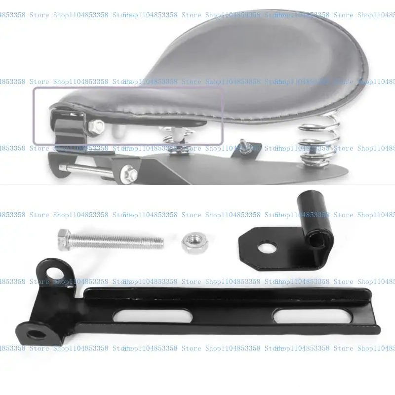 

652F Adjustable Heavy Duty Single Seating Mount Framework Support Bracket Stand Hardware For Customizing Bobbers And Choppers