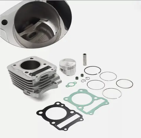 Högkvalitativ 62MM MOTOCYCLE Big Bore Cylinderkolvsats 150CC För Suzuki GN125 EN125 GS125 GZ125 DR125 TU125 KLX125 GN GS150 10 best sales Susuki GN 125 - №6