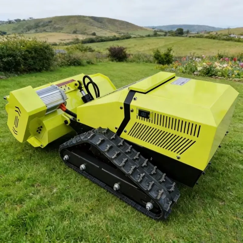 800mm Remote Control Lawn Mower Pure Electric Flail Mower for Agricultural and Forestry Land Clearing Zero Turn Radius