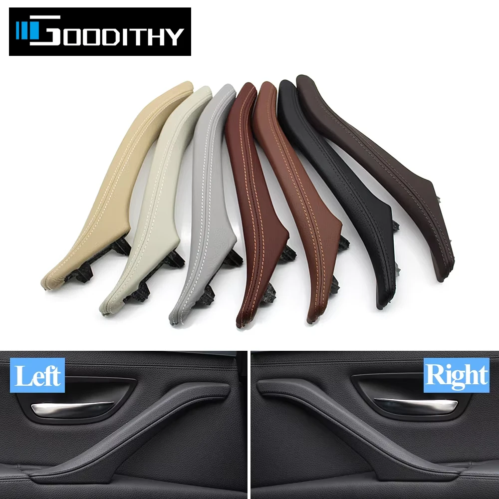 

LHD RHD Car Interior Passenger Door Leather Pull Handle Assembly Replacement For BMW 5 Series F10 F11 F18 520i 523i 525i 528i