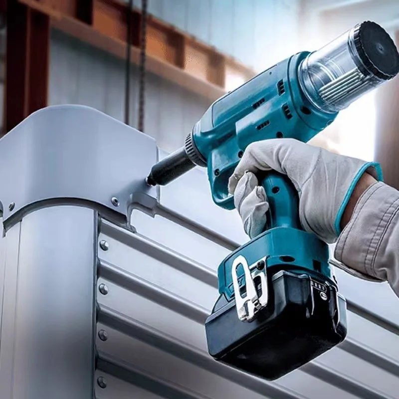 21V Industrial Grade Rivet Gun Brushless Automatic Nail Removal Aluminum Alloy Door And Window Special Non Drilling Tool