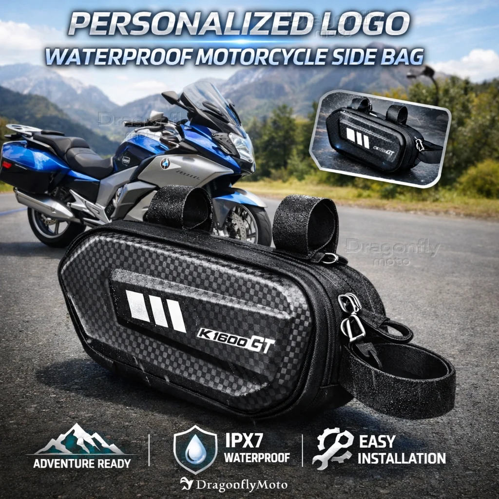 

For BMW K1600GT K1600 GT2016-2021 Motorcycle Side Bag Personalized Logo Waterproof Hard Shell Saddlebag