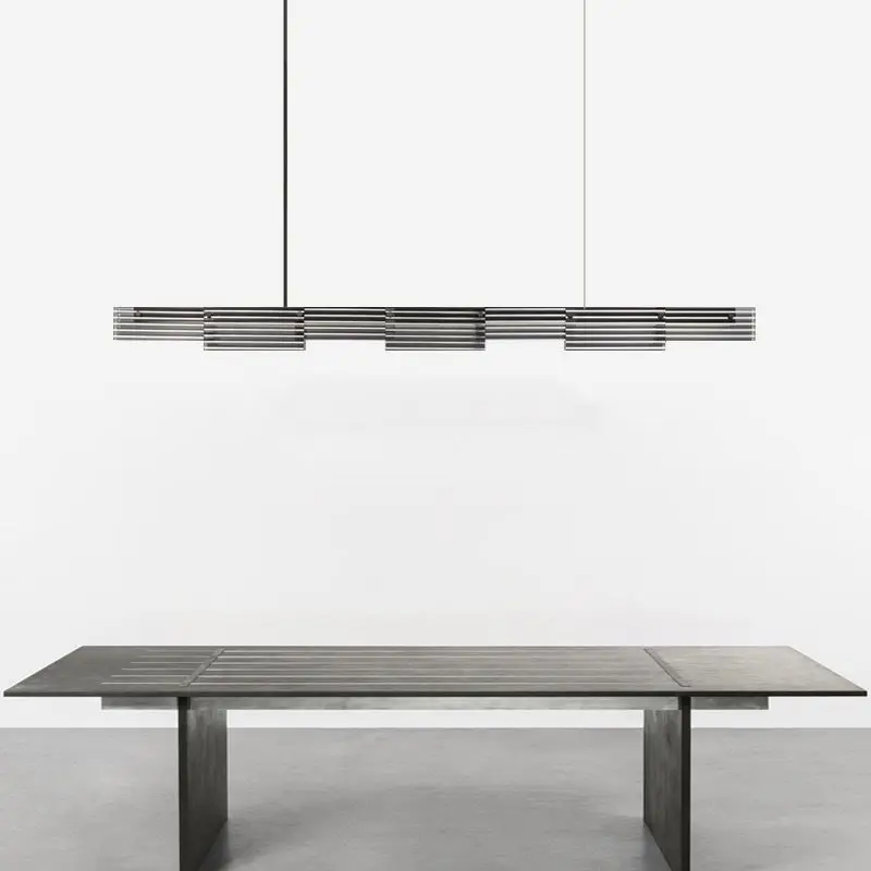 

Modern Minimalist Restaurant Pendant Light Creative Glass Study, One Line Design Bar Bar, Long Strip