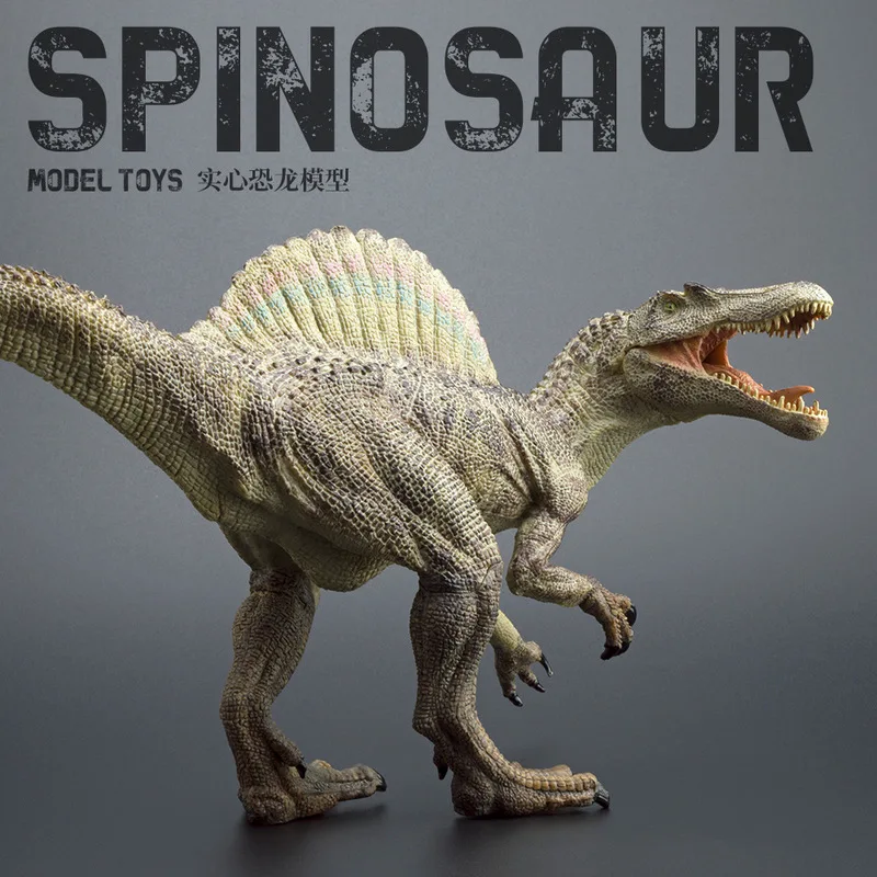Realistic Animal Dinosaur Model Spinosaurus Tyrannosaurus Solid Collectible Toys Desktop Ornament Decor Surprise Gift For Boys