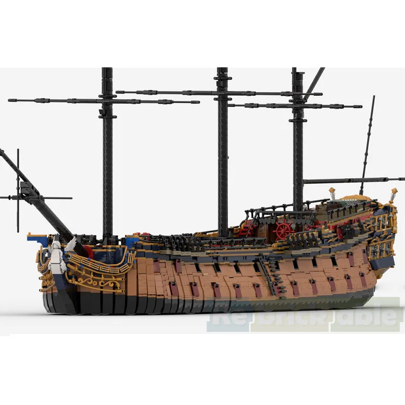 

MOC-256995 City Sailing Retro Cruise Ship Building Block Model 9599 Parts Boys' Children's Birthday Christmas Toy Gift