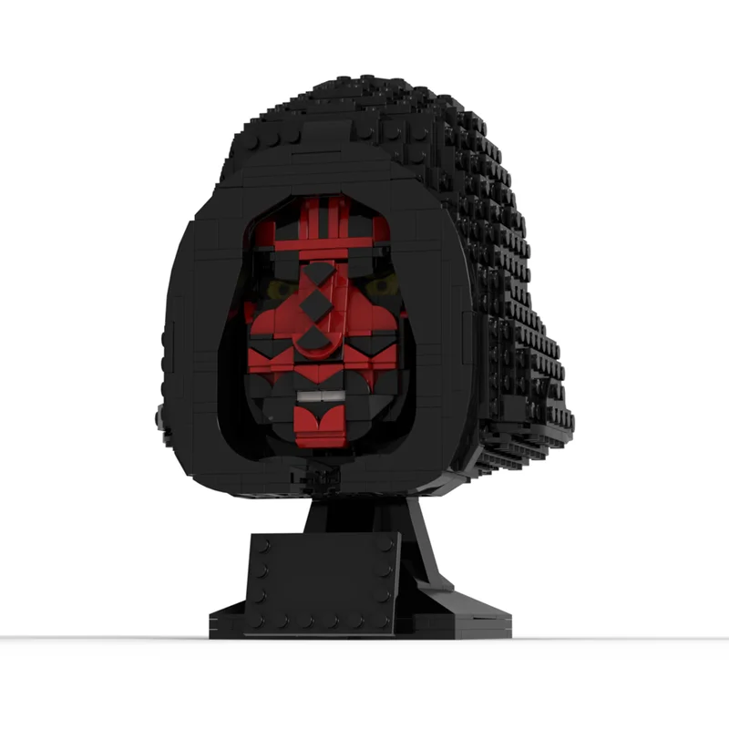 

902pcs Moc Star Battle Darth Maul Model Helmet Building Blocks Creative Assembly Bricks Toys Kids DIY Birthday Christmas Gifts