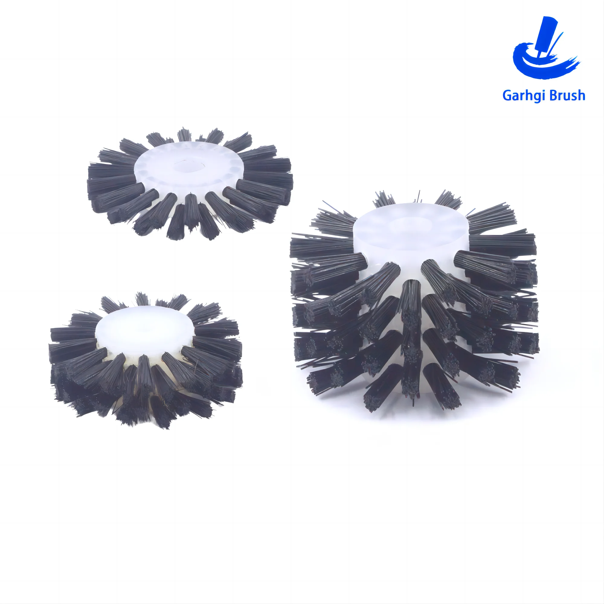 Nylon-Kehrwalze Bruhes Black Industrial Drum Circular Brush Road Surface Car Parks Finishing Polishing Cleaning Machinery – Detail 7