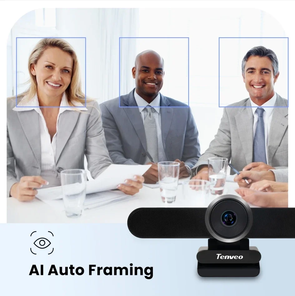 NUEVA Cámara Web TEVO-VA4K3840 2160p UHD, Cámara Web 4k 30fps, Cámara para PC, Cámara Web USB 4k con Micrófono