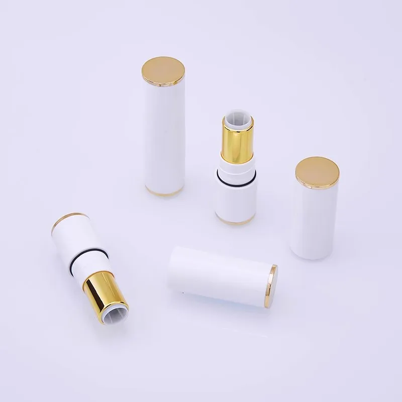 10/30/50PCS Empty Lipstick Tube Round White Lip Balm Container Lipstick Shell Makeup Package Empty Lipstick Tube mold 12.1mm