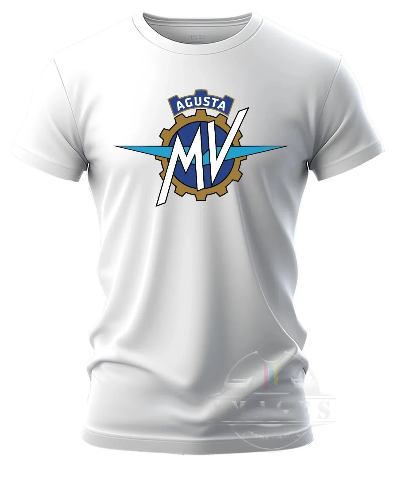 

Motorcycle Shirt Meccanica Personalized Loose Cotton Short-sleeved T-shirt Summer 2025 New Breathable Sweat-absorbing Versatile