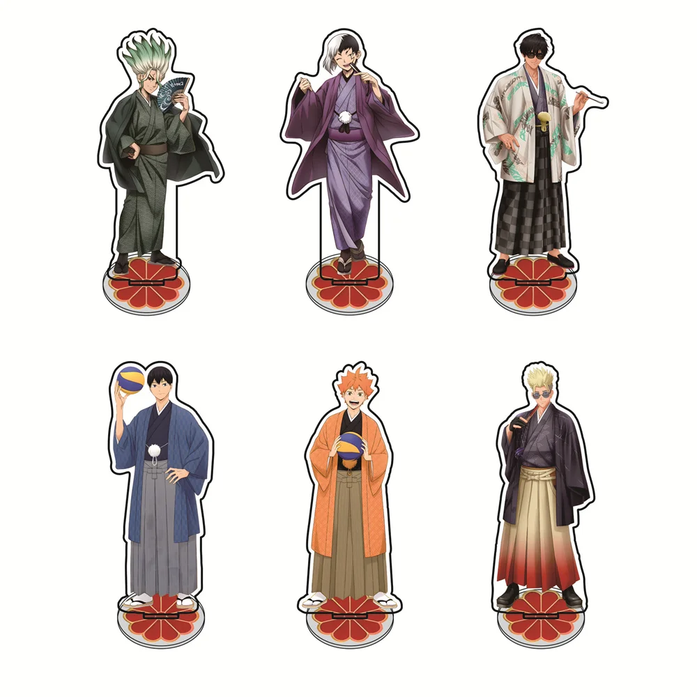 Anime Dr. Stone/Haikyuu!!/Toraigan 15cm Acrylic Stand  Tabletop Decorations Accessories Decor Gifts Exquisite Products