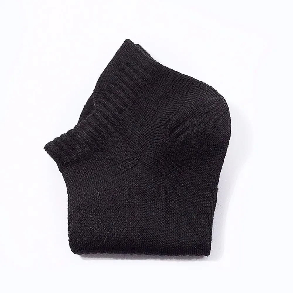 

Simple Casual Comfortable Cotton Mesh Solid Color Boat Socks Hosiery Men's Socks Low-top Socks