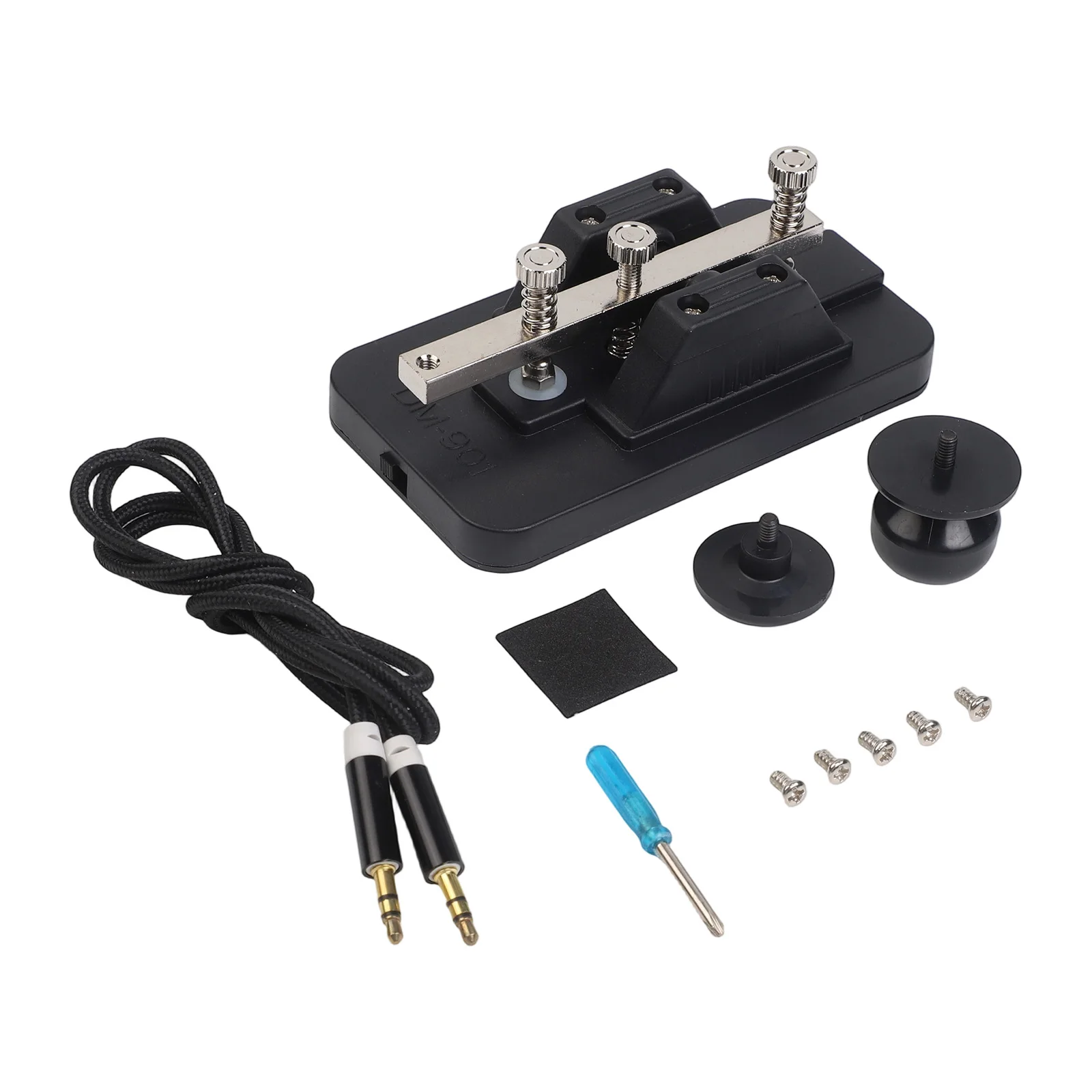 DM901 Tone Key Automatic Transmitter Trainer Oscillator For Morse Code CW Shortwave Radio Practice With Sound And Key Output