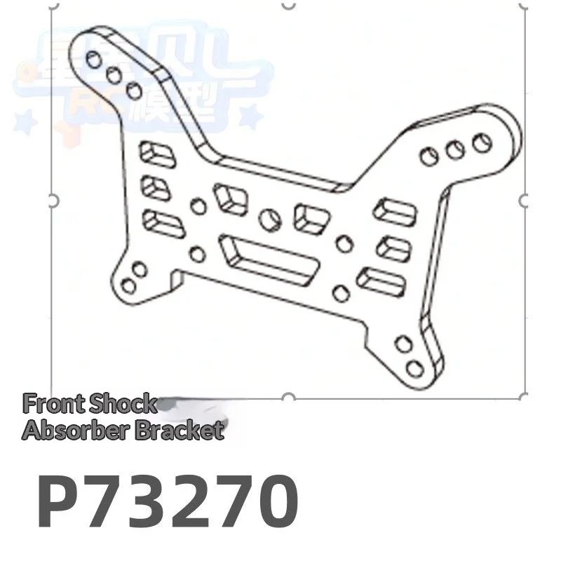 Mjx 7303 7304 Originele Accessoires Band Chassis Stuurkop Schokdemper Zwenkarm Trekstang Motor C Zitting Afstandsbediening CVD