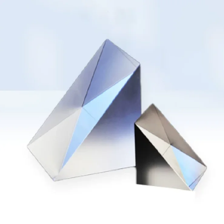 Right-angle Optical Prisms, Coated Right-angle Beam Splitting Prisms For Laser Experiments, Custom Processing Available