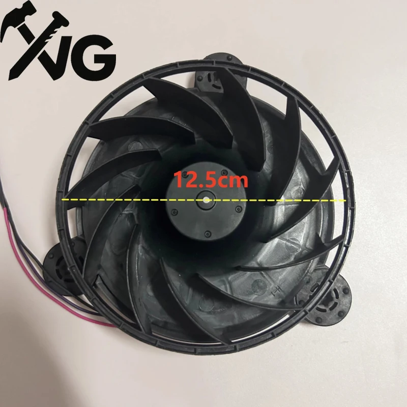 Suitable for refrigerator refrigeration, freezing and heat dissipation DC motor fan ZWF-33-125 2.5W 12V 125mm