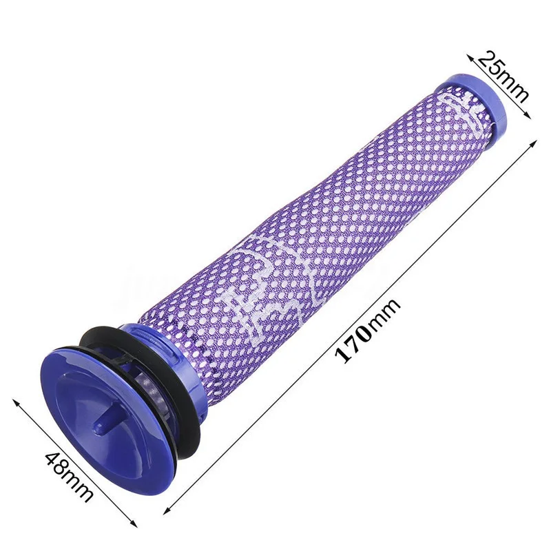 HEPA Filter For Dyson V8 V7 Spare Parts Robot Vacuum Front and Back Washable Filter Replacement Cleaning Appliance Accessories