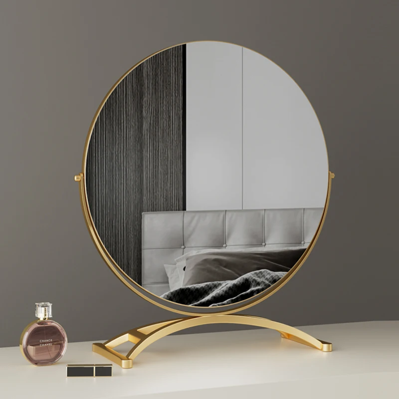 

Makeup mirror Desktop desktop large high definition vanity mirror Folding Internet celebrity dormitory student beauty