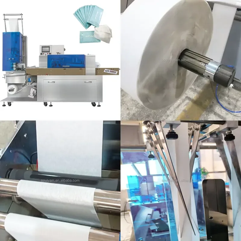 Recycling Machine 2026 Automatic Wet Wipe Making Machines for Restaurant Flushable Wipes Single Sachet Pouch Refreshing Wipes