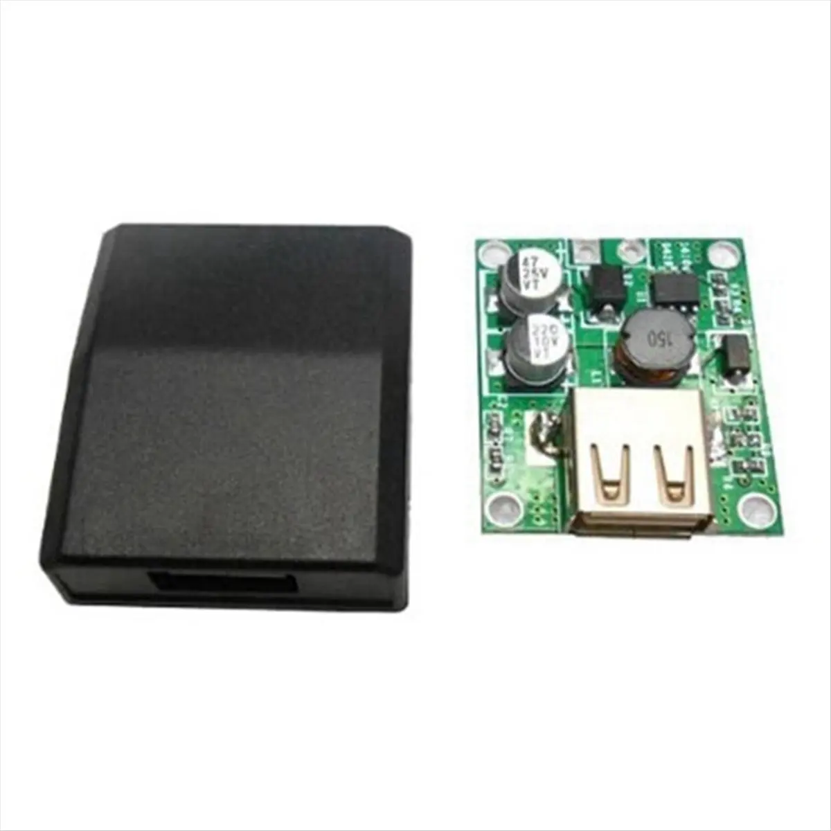 A72Z Solar Panel Power Bank USB Charge Voltage Controller Regulator Power Supply with Case 5-20V Input 5V 2A Output