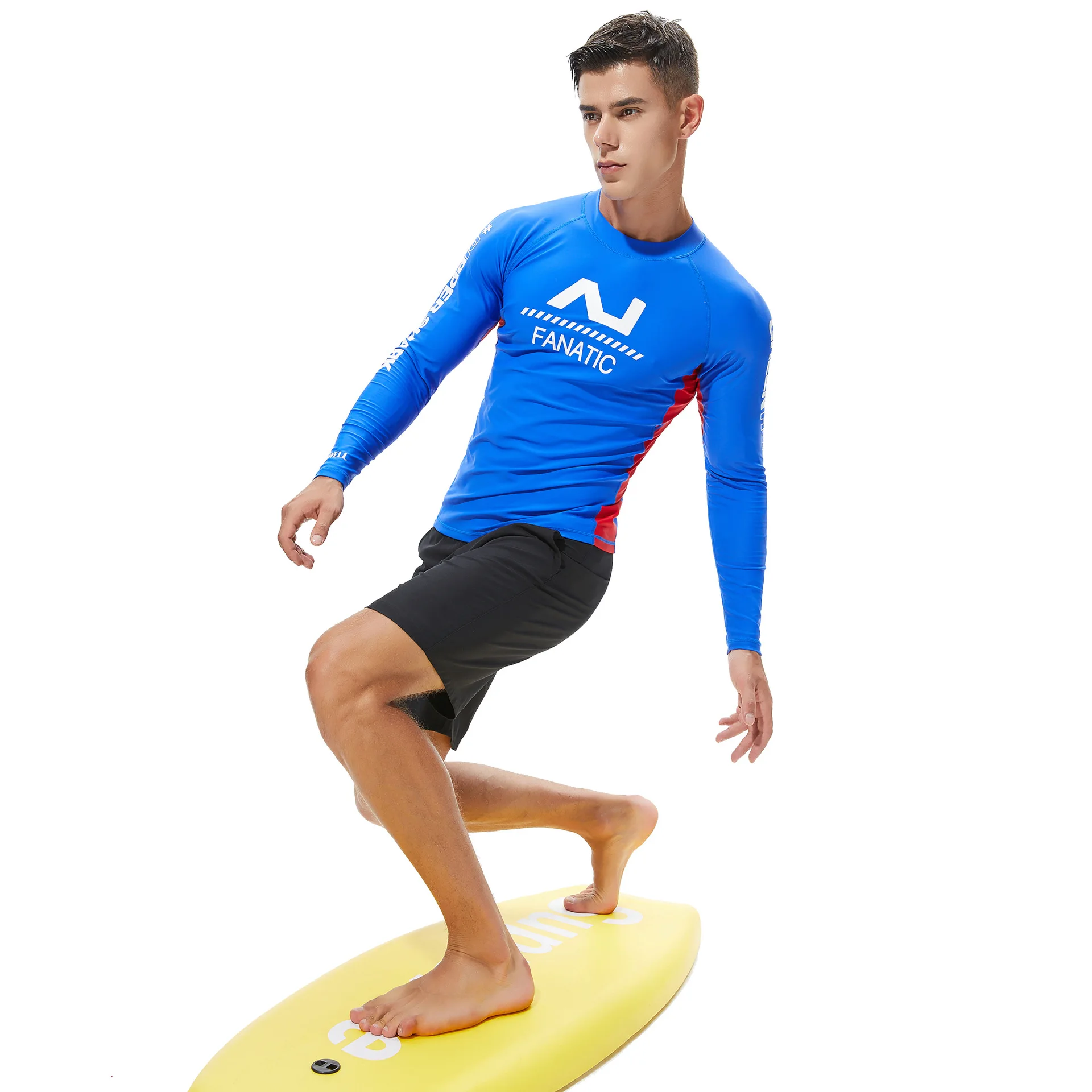 Spring Summer Men's Surfing Wetsuit Sports Fitness Swimwear Men Sexy Scuba Diving Suit Trendy Surf Top for Male New view 4