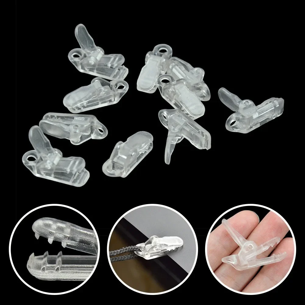 

10pcs Transparent Clip ABS Waterproof Windproof Cloth Clip Buckle Outdoor Camping Tent Canopy Awning Clip