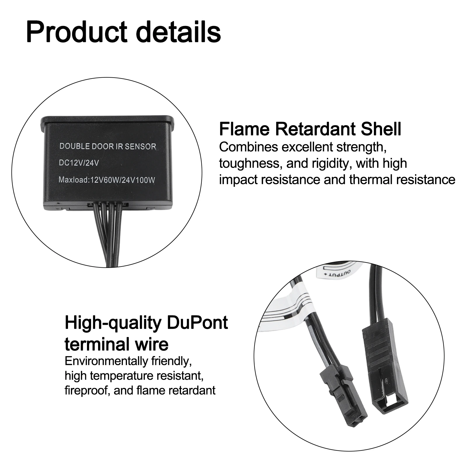 Everyday Task Lighting Dual Door Sensor Led Strip As Shown Automatic On-Off Function Detachable Control Sensor