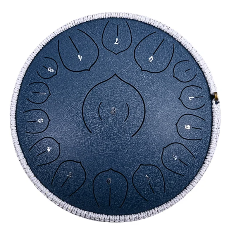 

Steel Tongue Drum 13 Inch 15 Note Tongue Drum Yoga Meditation Professional Music Drums Musical Instrument with Accessories Gifts