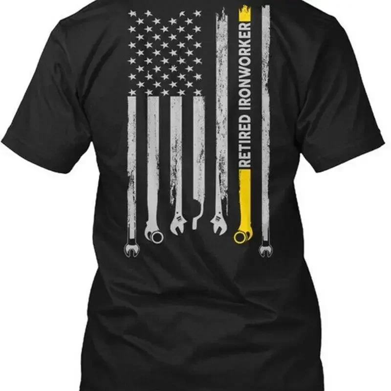 Proud Retired Ironworker Size Premium T Shirt M 2XL