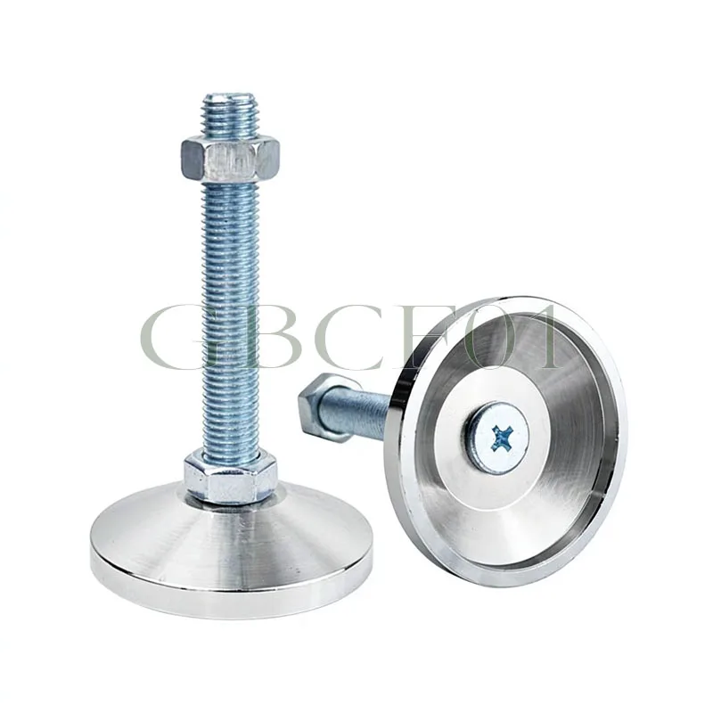 D40 Galvanization Heavy-duty Fixed Balance Feet M8 M10 M12 For Mechanical And Furniture Fixed Adjustment Feet 1PCS