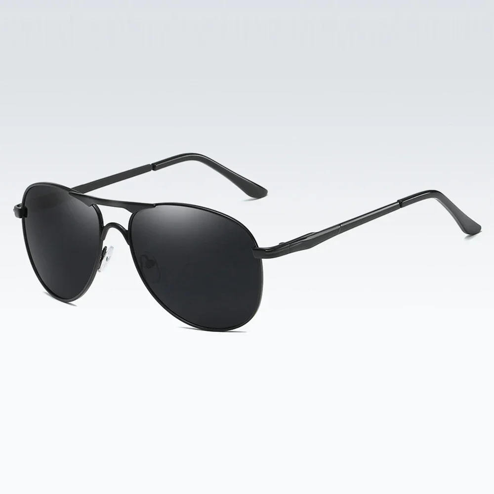 Gafas de sol polarizadas de lujo para hombre y mujer, lentes de sol Retro para conducir, para pescar, de diseñador de marca, de Metal, UV400