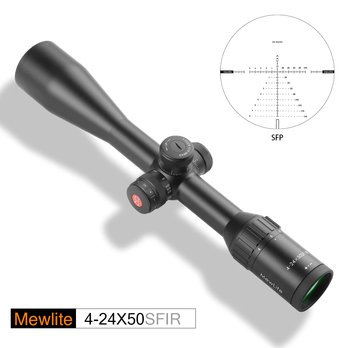 YUNYI YUBEEN NEWEST ARRIVAL Mewlite 4-24X50SFIR Made It In His Factory In China High Quality Scopes Shockproof And Waterproof