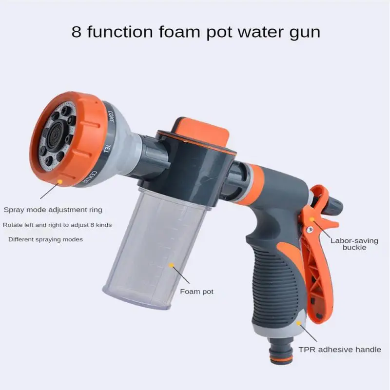 Watering Spout Multiple Spraying Modes 310g Watering Kettle Water Spray Fall-proof Abs  Tpr Material Function Foam Pot Water Can