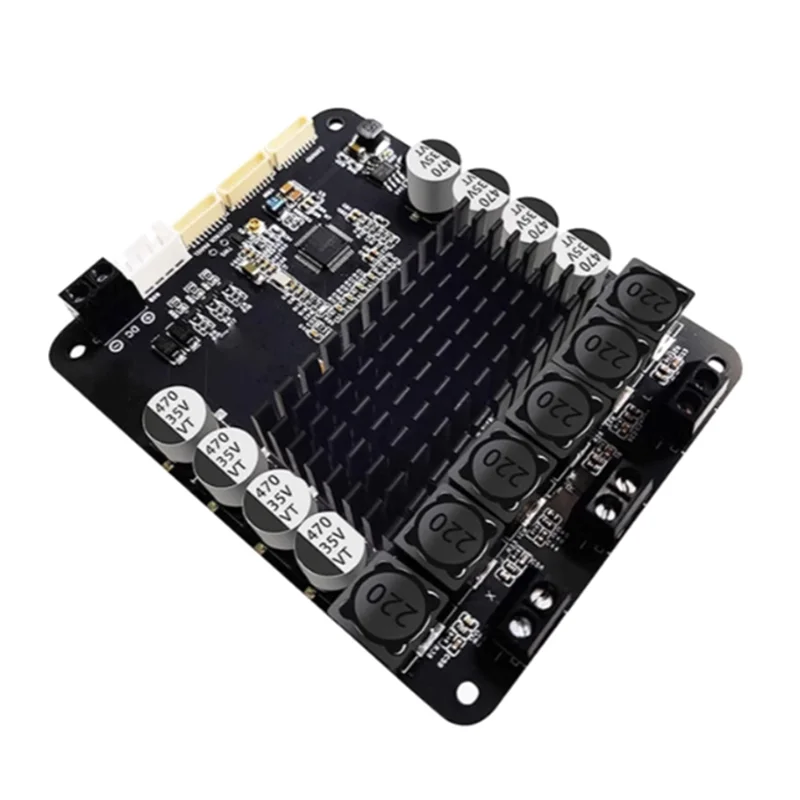 

A37T-Dsp2.1 Bluetooth 5.0 Stereo Power Amplifier Module 50Wx 2+100W Subwoofer Audio Board With Heavy Bass Five Knobs
