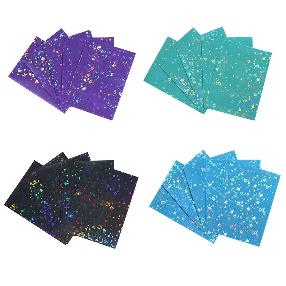 

50pcs Glitters Kpop Photocard Sleeves Trading Card Shield Cover Board Game Card Film Transparent Protective Sleeves for Photo